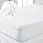 Mattress protector TODAY Essential Double bed 160 x 200 cm White Waterproof-1
