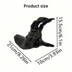 Gothic Halloween Indoor Decor: 12-Pack Bat Sticker Wall Hangings (Spooky Hands & Lit Candles) for Gothic Walls