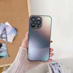IPhone15 phone case gradient color matte suitable for Apple 14pro with lens film 13 anti drop protective cover