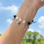 Ocean vacation style starfish versatile set, handmade small fresh pearl alloy necklace