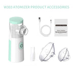 Outdoor Portable Nebulizer Silent Mesh Mini First Aid Kit Handheld Asthma Inhaler Atomizer Kids Adult Saving Emergency Device